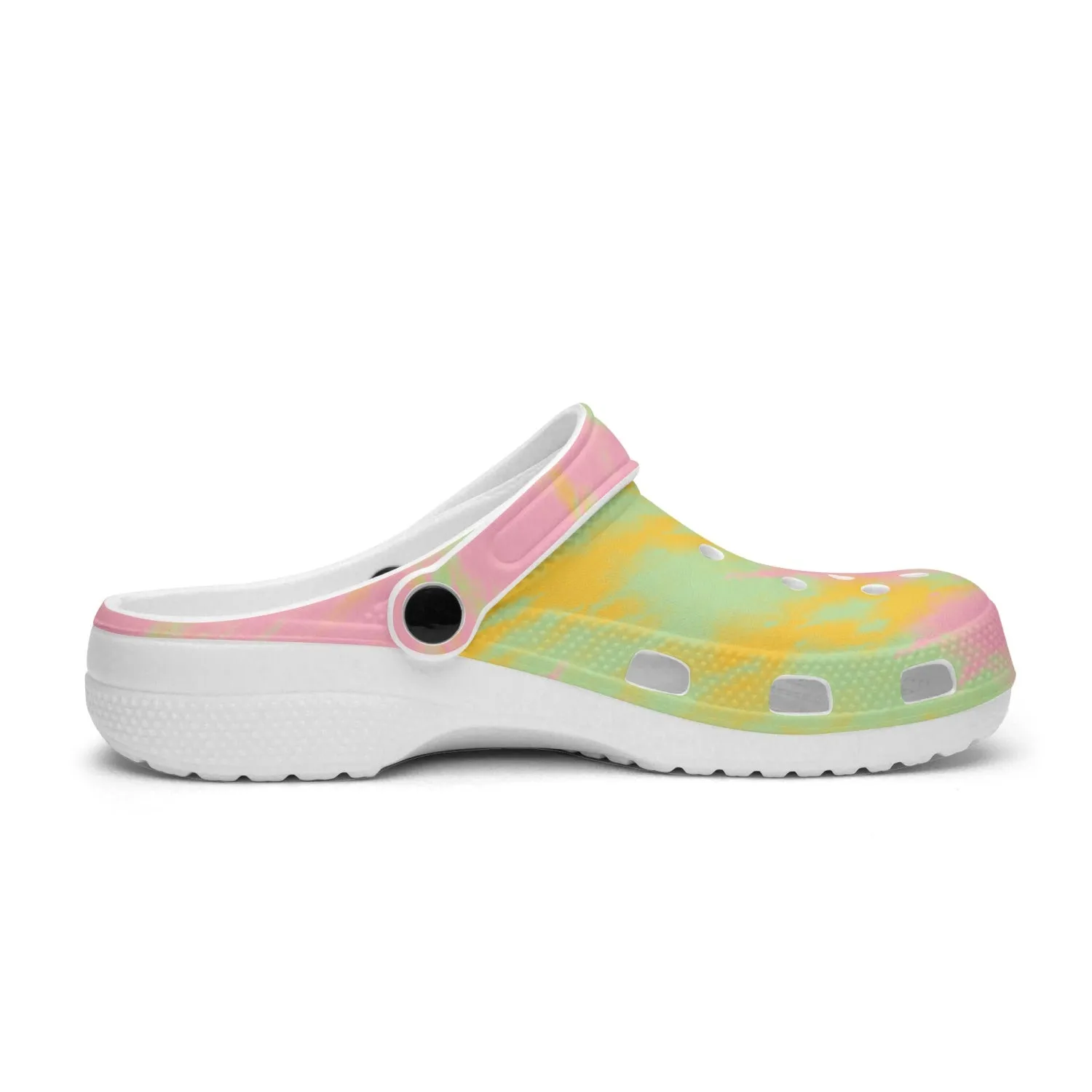 Women's Lightweight Clogs Tie Dye Pink