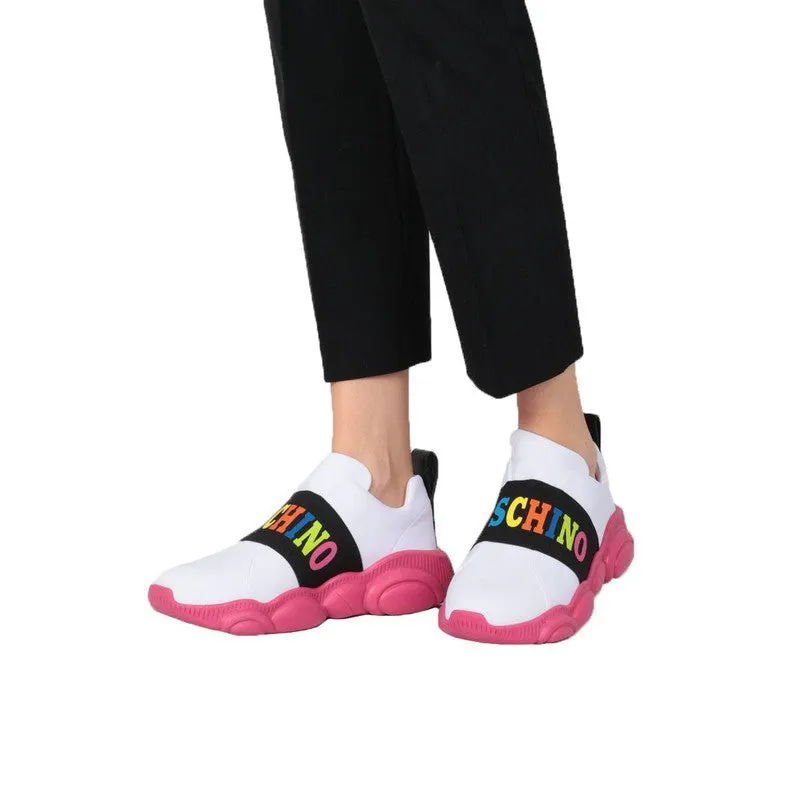 Women's Moschino Teddy Lycra Slip-On Sneakers