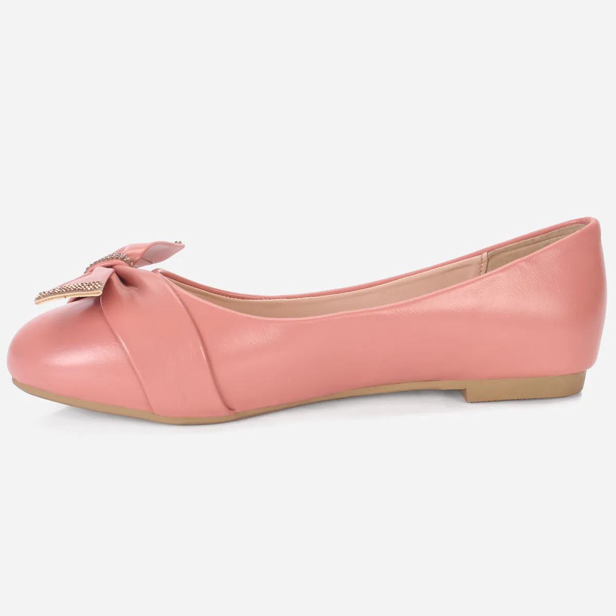 Women's "LUCERO" Bow Accented Slip On Shoes