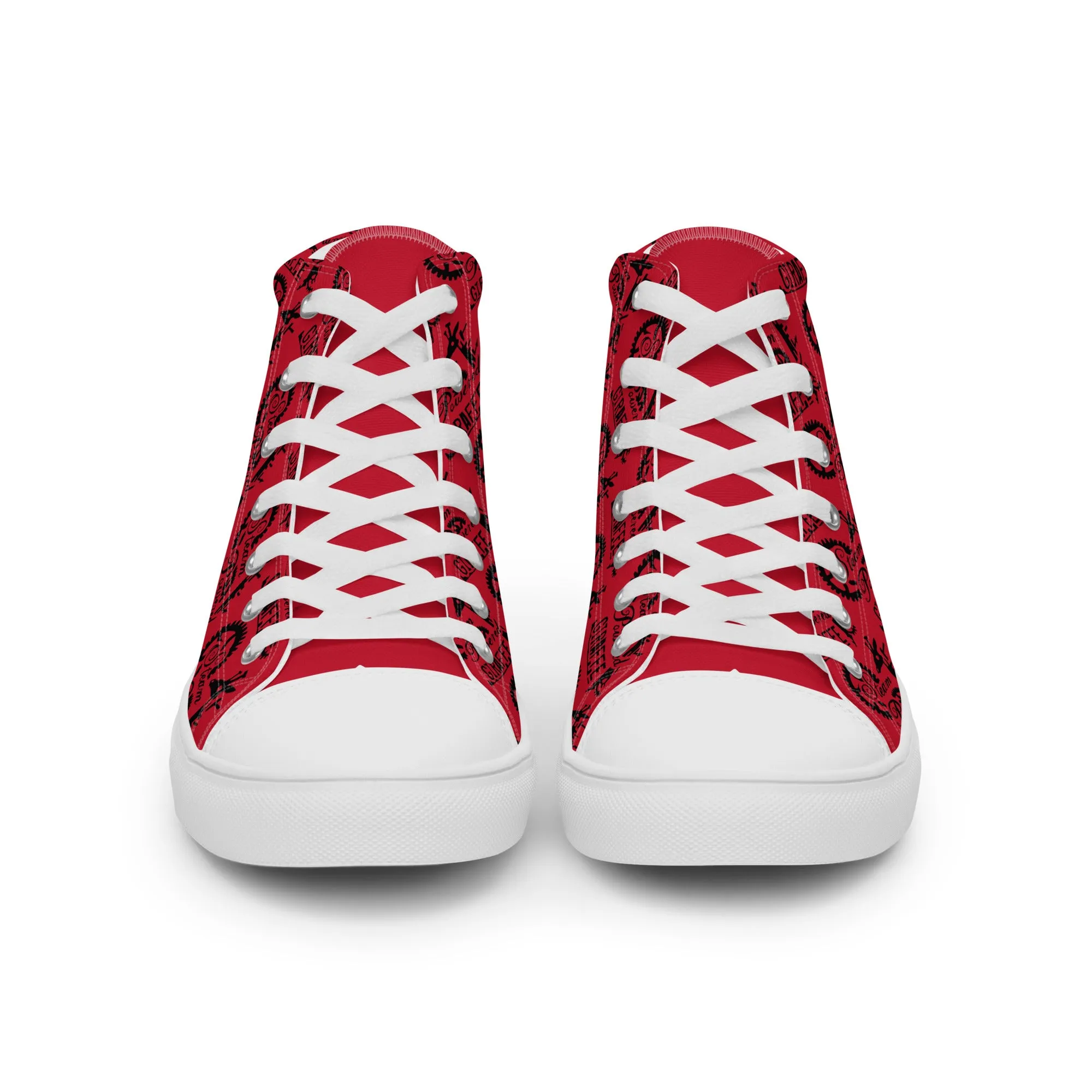 Women’s Red SPG Logo High Top Shoes