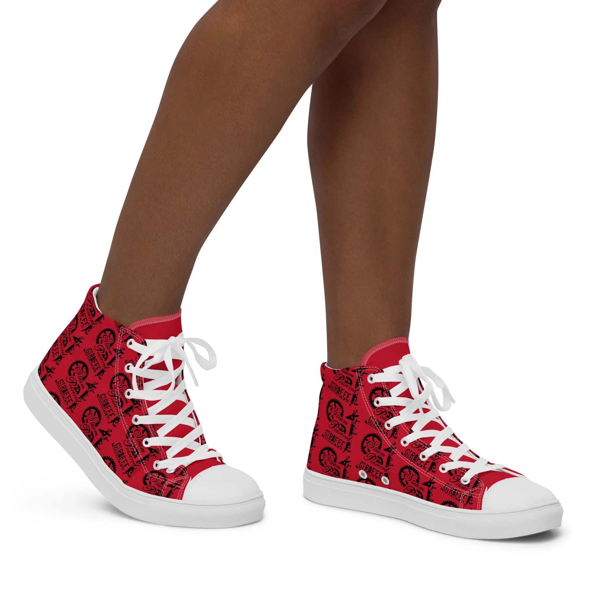 Women’s Red SPG Logo High Top Shoes