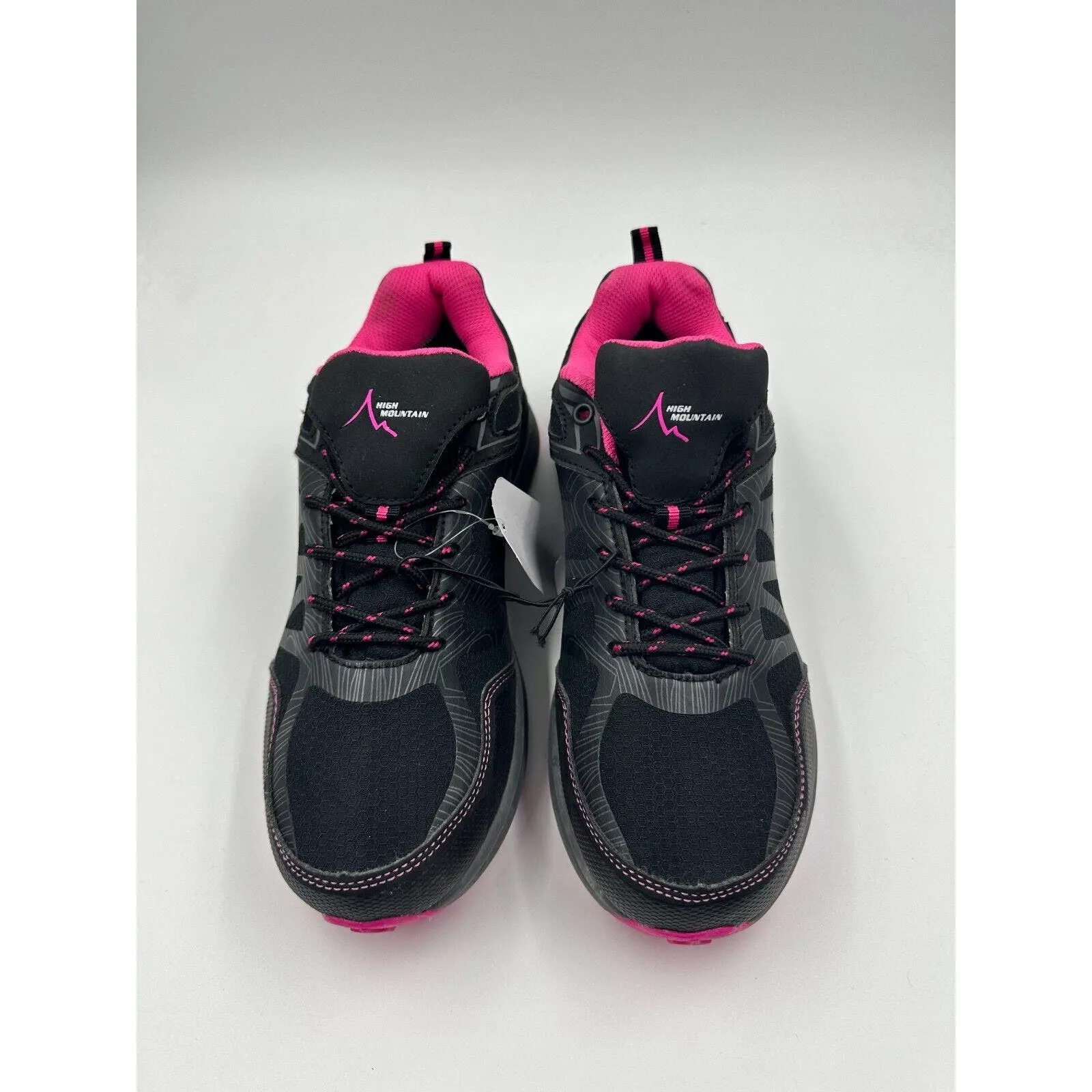 Women's Size 9, Black and Pink Low Top Hiking Boots