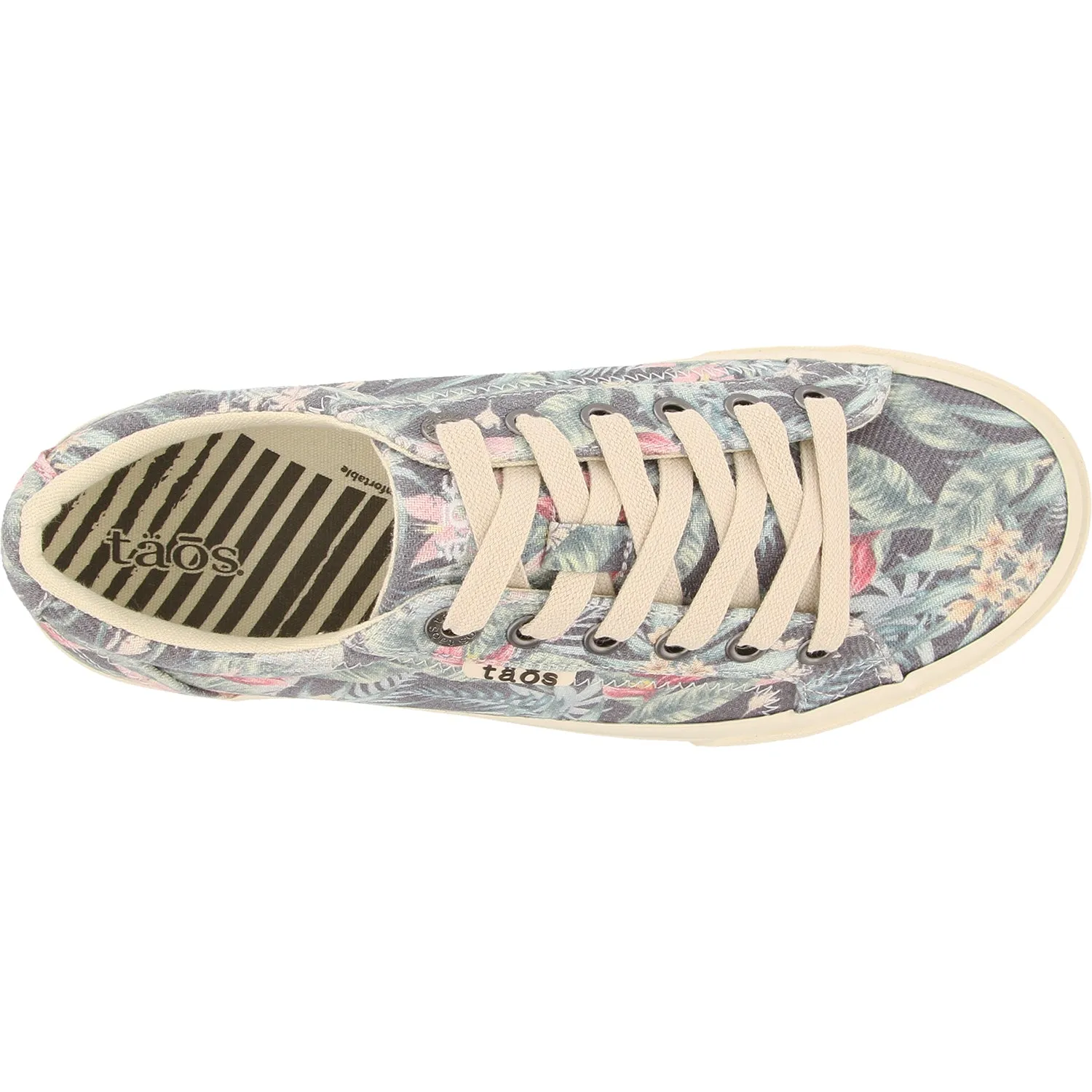 Women's Taos Plim Soul Black Tropical Canvas