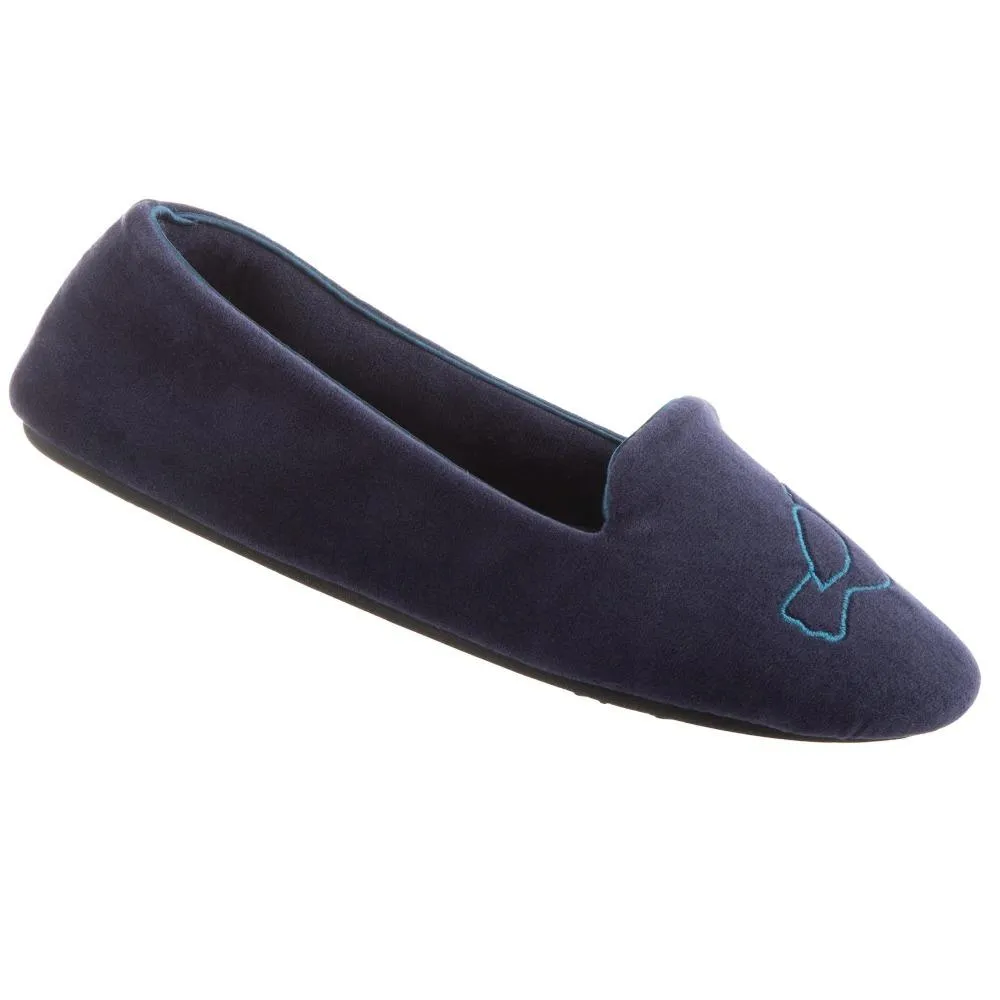 Women’s Velour Conversational Smoking Slippers