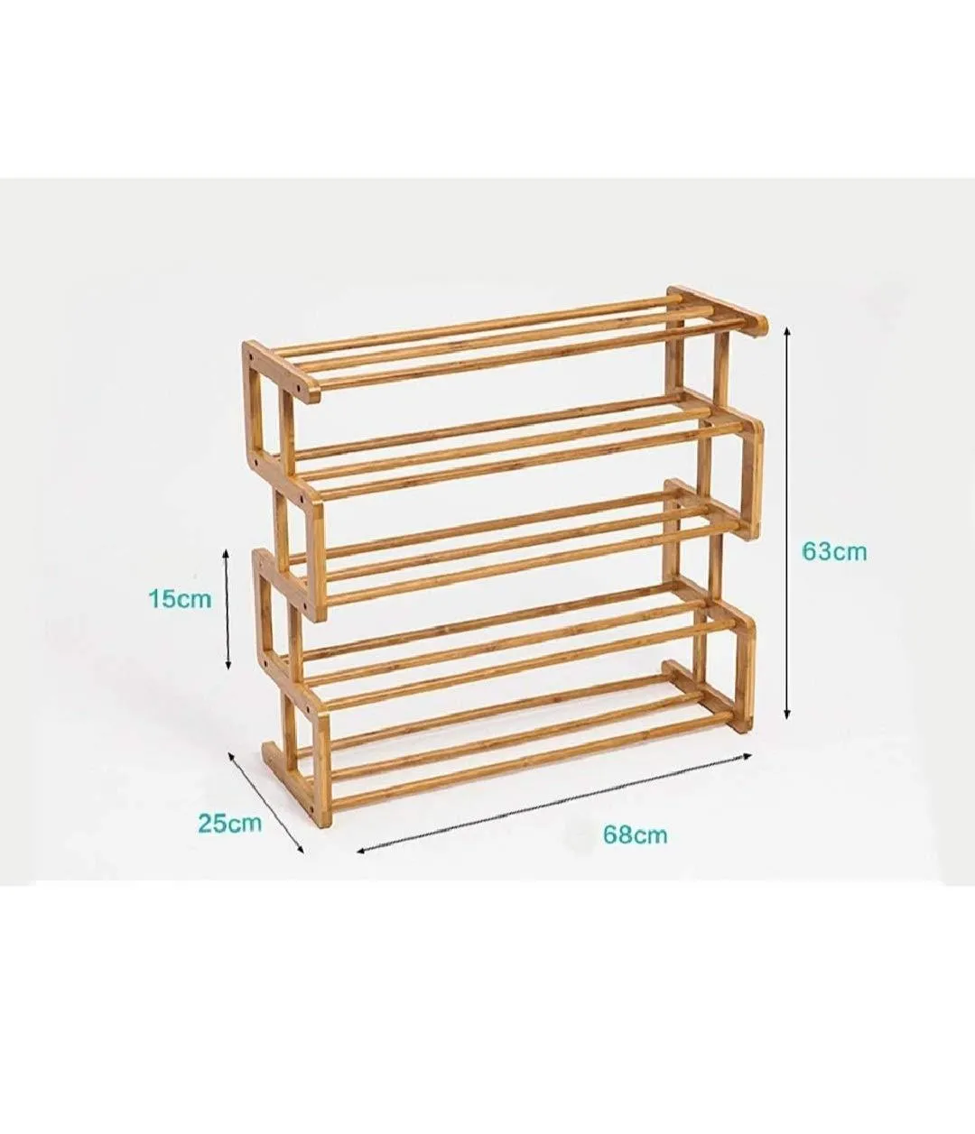 Wooden Handmade Stylish Solid Sheesham Wood Shoe Rack