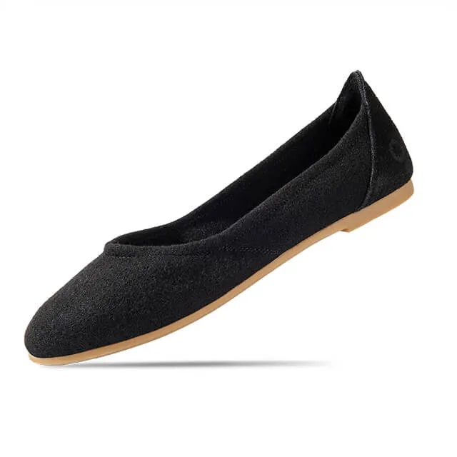 Wool Ballerina - Black