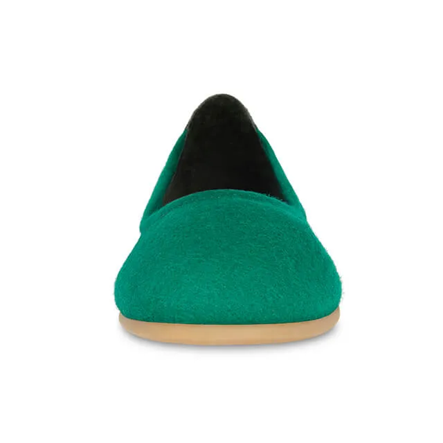 Wool Ballerina - Spruce Green