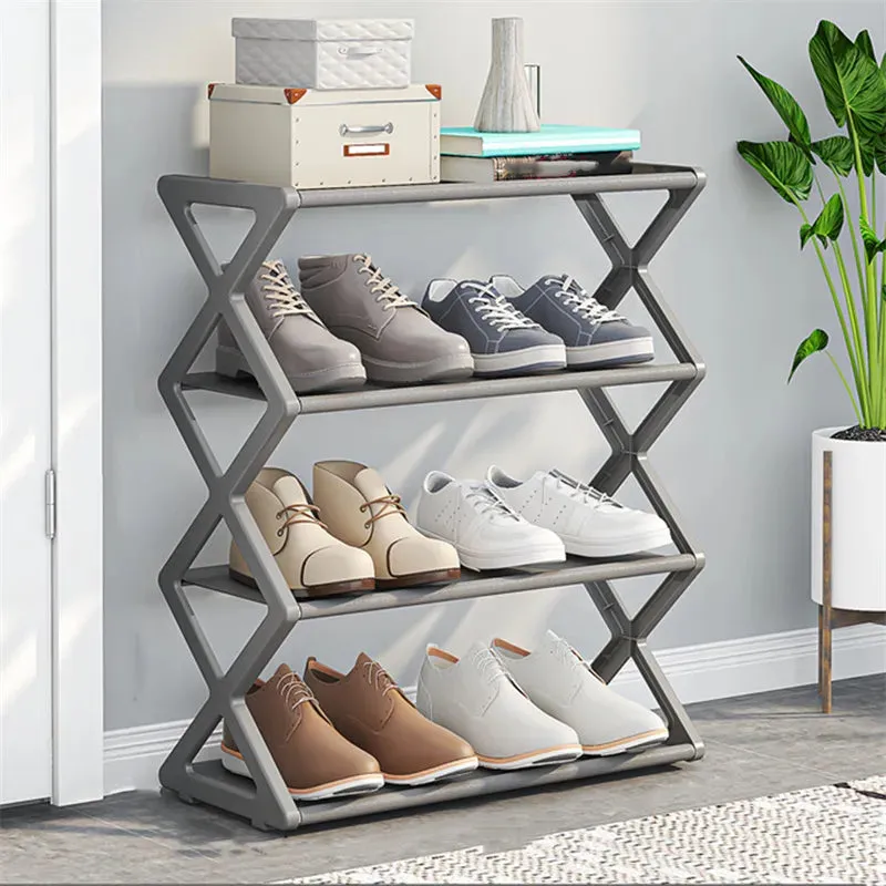 X-Shaped Shoes Rack Storage Organize Stand Shelf*