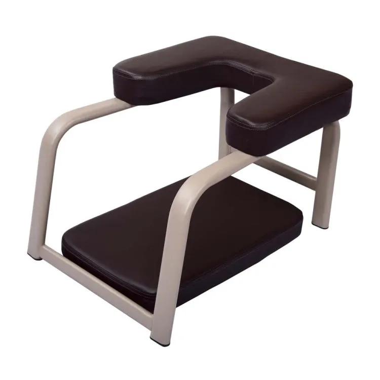 Yoga Assisted Inversion Stool Inversion Chair Fitness Stretching Equipment(Brown)